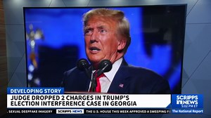 Judge drops 2 charges in Donald Trump's Georgia election interference case