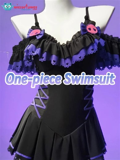 Put on the secret crush code and become the center of the summer vortex.🔮 #miccostumes #swimsuit #animecosplay #kawaii #trending