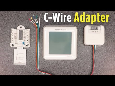 HOW to Install Honeywell Common C Wire Adapter (Heat & COOL - NO Rewire)