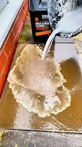 BEST PATIO CLEANER FOR BRICK & PAVING? #outdoorcleaning #gardencleaning #cleaningtips #SCRUBB