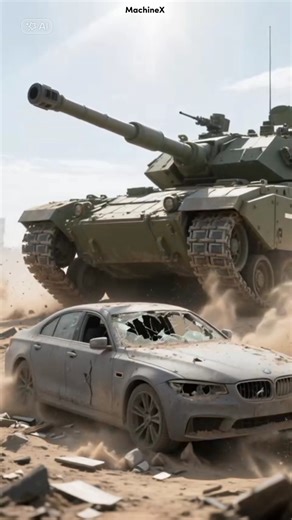 Giant Military Tank Crushes the Scene — Extreme Cinematic Power! #CinematicWarScene#TankPower