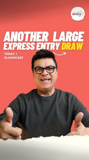▶️ Join me later for an Express Entry Pool Breakdown and Analysis for Today's Surprise Express Entry Draw! 👏👏👏 See you tonight at 🕙 10 PM EST! 👌 --------------------------------------------- 📍 Ask Kubeir Immigration is located at 𝟮𝟵𝟱𝟬 𝗞𝗲𝗲𝗹𝗲 𝗦𝘁., 𝗦𝘂𝗶𝘁𝗲 #𝟮𝟬𝟭, 𝗡𝗼𝗿𝘁𝗵 𝗬𝗼𝗿𝗸, 𝗢𝗡. 📲 You may also reach us at this number: ( 𝟭) 𝟰𝟯𝟳-𝟳𝟳𝟳-𝟯𝟳𝟳𝟳 --------------------------------------------- #foreverhopeful . . . #expressentry #EEdraw #CanadaPR #askkubeir #canadavi