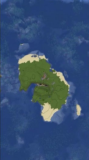 This AMAZING Minecraft Island Seed Features an Exposed Mineshaft