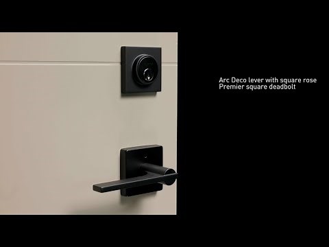 Taymor Premier Lever with Square Rose Installation