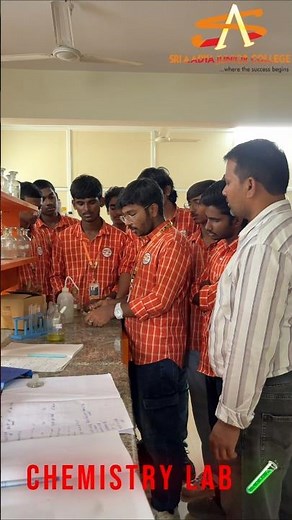 CHEMISTRY LABORATORY🧪 | Sri Aadya Junior College | Chemistry Practicals