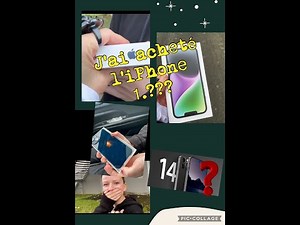 j'ai acheté le nouvel iPhone ....