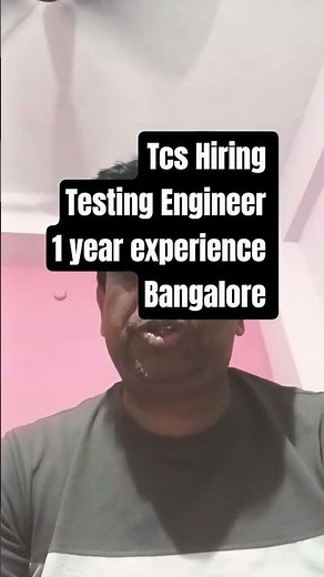 TCS Test Engineer Job 2026 🔥 | Automation Testing Role | 1-3 Years Experience