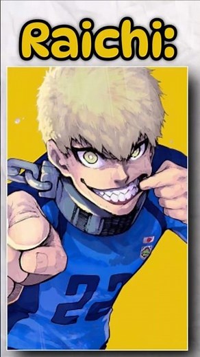 Your Personality Based off of YOUR Favorite Blue Lock Character! #bluelock #raichi #anime