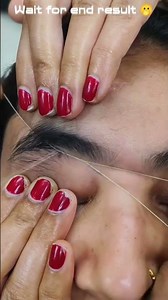 Perfect Eyebrow Threading Tutorial ✨ #eyebrows #threading #shorts