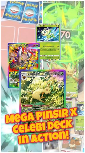 Mega Pinsir x Celebi Deck in Action! | Pokémon TCG Pocket Season B1 #pokemontcg #pokemon #pokemoncommunity #PokemonTCGPocket #Gaming | Sensei and Monsters