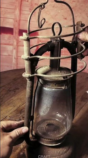 Vintage Kerosene Lamp Assembly & Relighting: Nostalgic Restoration In Action