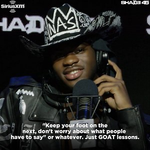 We know Lil Nas X has got the horses in the back, but can he tell us if NAS will be in his next music video? | SiriusXM