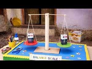 DIY Balance Scale Science Project | Simple Weighing Scale at Home