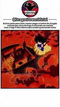 Goku ended up getting burned trying to reach the castle 😆 | #97 🇧🇷 #goku #yamcha #dragonball #bulma