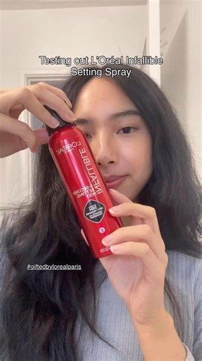 transfer proof setting spray #lorealparis #makeupshorts #beautyshorts #settingspray
