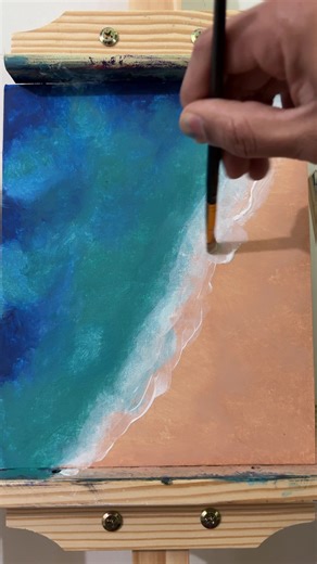 Relaxing Acrylic Painting Time Lapse