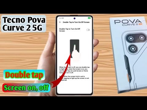 tecno pava curve 2 double tap on off screen, tecno pava curve 2 double tap turn on off screen