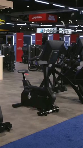 Pedal with purpose on the upgraded Integrity Upright Bike with the Discover SE4 console 🚲 https://www.lifefitness.com/en-us/catalog/cardio/bikes-indoor-cycles/integrity-plus-upright | Life Fitness