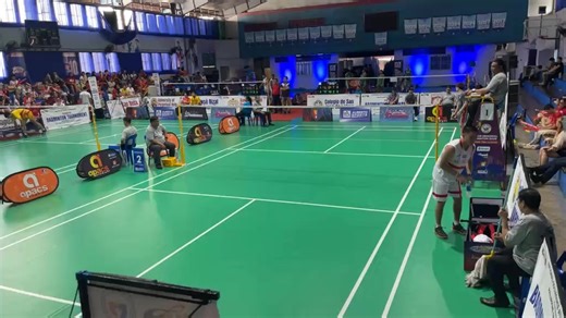 NCAA 101 SEMI-FINALS MENS SINGLES LPU va SBU | LPU Badminton Team