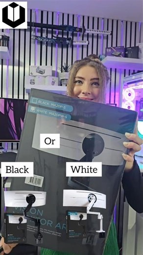 Clean Dual Monitor Setup with ULTRARM Vision Monitor Arm 🩵