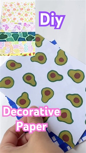 Diy Decorative Paper! #diy #pattern #papercraft #craft