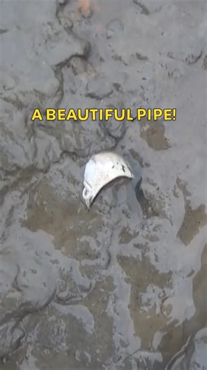 I found a pipe from the 19th century! #reels #mudlarking #pipe #collecting #pipemaker #finds | Nicola White Tideline Art
