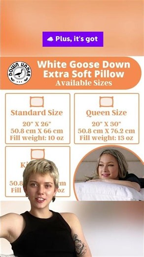Goose Down Pillow Anthem 🎤 Soft Down Bars | Down Under Bedding