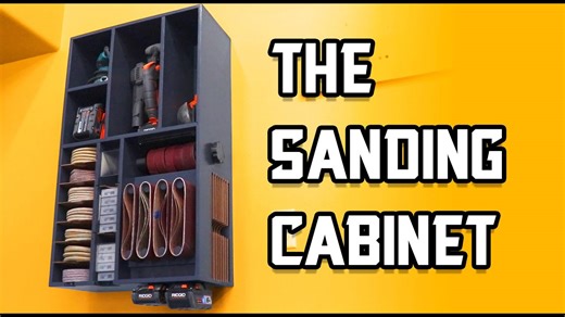 Here’s my solution for sanding storage!
