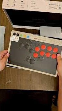 8BitDo Arcade Controller [4K 60FPS] All Button Unboxing. Nintendo Switch, Switch 2 and Windows PC