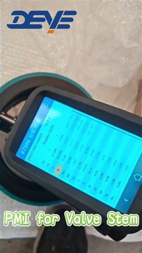 PMI for Valve Stem#valve #pmi #industrialvalves #oilandgas
