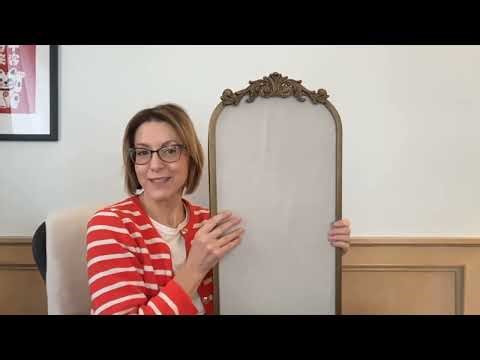 Boho Chic Vintage Gold & Linen Pin Board - by Wonderjune