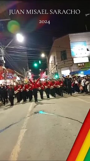 SARACHO 2024_PRIMERA PRESENTACIÓN, RINDIENDO SU HOMENAGE AL 23 DE MARZO❤️🖤 #oruro_bolivia🇧🇴 #bolivia #saracho #juanmisaelsaracho #viral #marparabolivia #23demarzo #banda #mejor #rojo #negro
