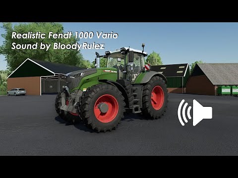 FS22 - Realistic Fendt 1000 Vario Sound by BloodyRulez | Farming Simulator 22