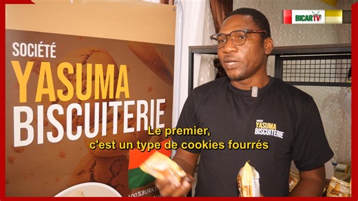 YASUMA, le goût du local transformé Créée par des ingénieurs en développement rural, l’entreprise YASUMA valorise la noix de cajou à travers des biscuits 100 % locaux. Avec cinq recettes développées, dont deux déjà sur le marché, la marque séduit par la qualité de ses produits et l’engagement envers les producteurs locaux de Bobo-Dioulasso. Une initiative qui allie savoir-faire endogène, transformation locale et innovation agroalimentaire. Abonnez-vous à la page Partagez... Visitez notre site ww