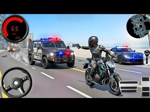 Police Car Chase Simulator 3D Game - Real Cop Cars Driving Simulator 2026 - Android GamePlay