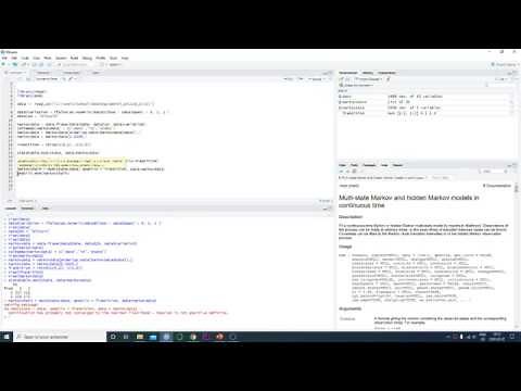 Séries temporelles - Chaines de Markov (Rstudio)