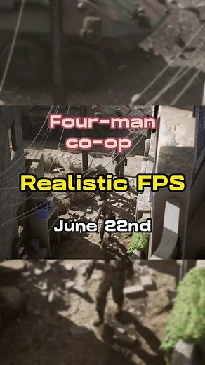 The highly anticipated four-player tactical co-op realistic FPS “Six Days in Fallujah” Release on 6/22 #Steam #sixdaysinfallujah #coop #fps #tacticalgames