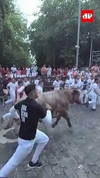 Largada de touros em Pamplona fere corredores e renova debate sobre tradição #shorts