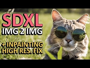 Stable Diffusion SDXL Img2Img, Inpainting & HighRes Fix no ComfyUI
