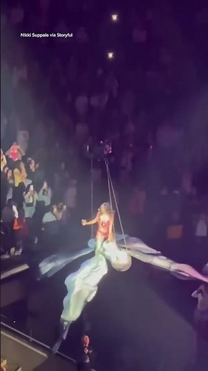 VIDEO: Katy Perry experiences frightening midair mishap during concert in San Francisco