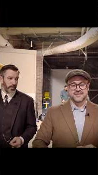 "Property Brothers" Drew Scott and Morgan investigating Murdoch Mysteries