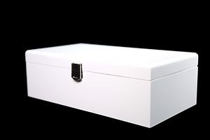 [Hot Item] Beautifully Crafted White Painted Wooden Packaging Box and Storage Boxes
