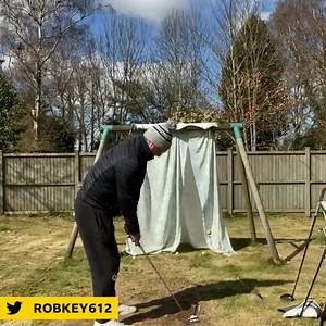 Golf in the garden... gone wrong 😬 | BBC Sport