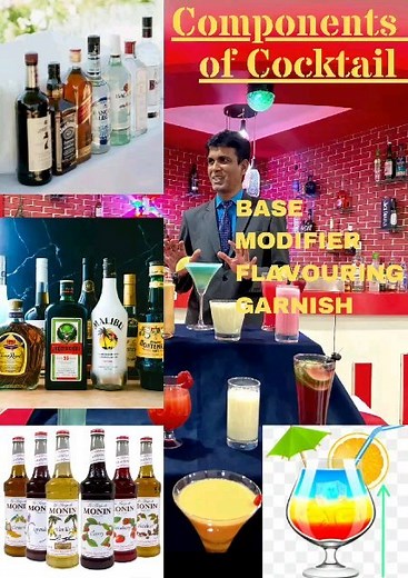 Components of Cocktail...Base / Modifier/Flavouring/Garnish Cocktail definition:- Any alcoholic drink made from mixing 2 or more beverages and flavoured with various herbs can be called a Cocktail : : : #servicenexus #hotelmanagement #foodandbeverageservice #hotelier #hotels #foodie #foodservice #foodandtravel #foodserviceindustry #foodblogger #restaurantmanagement #restaurantmanager #restaurantwaiter #restaurantservice #serviceprovider #waiterservice #foodandbeverage #foodandwine #foodlovers #f