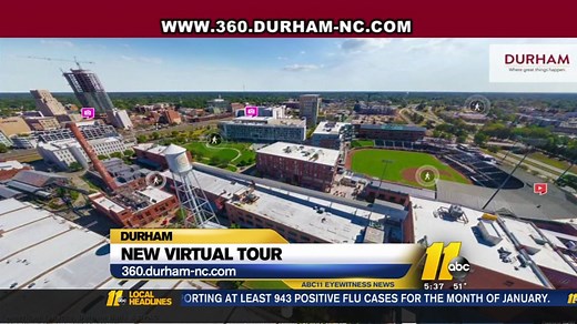 Virtual tour of downtown Durham gives unique look at the Bull City