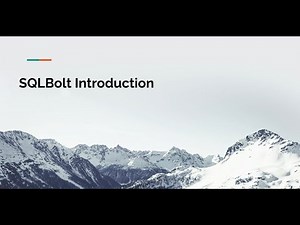 SQLBolt Introduction (Overview)