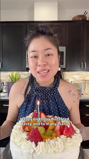 Asian Bakery Birthday Cake 🎂