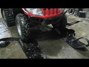 Riding your ATV with a SnoCobra Ski System
