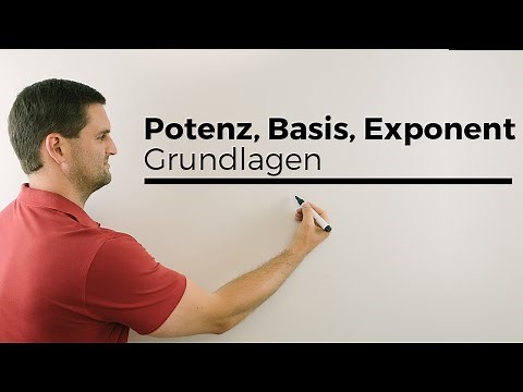 Potenz, Potenzen, Basis, Exponent, Grundlagen | Mathe by Daniel Jung