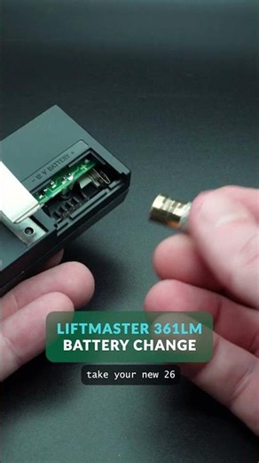 LiftMaster 361LM Battery Replacement